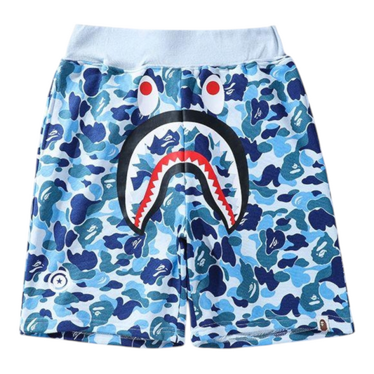 Bape Blue Camo Shorts