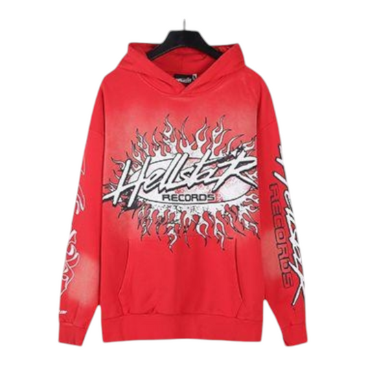 Hellstar Red Vintage Hoodie