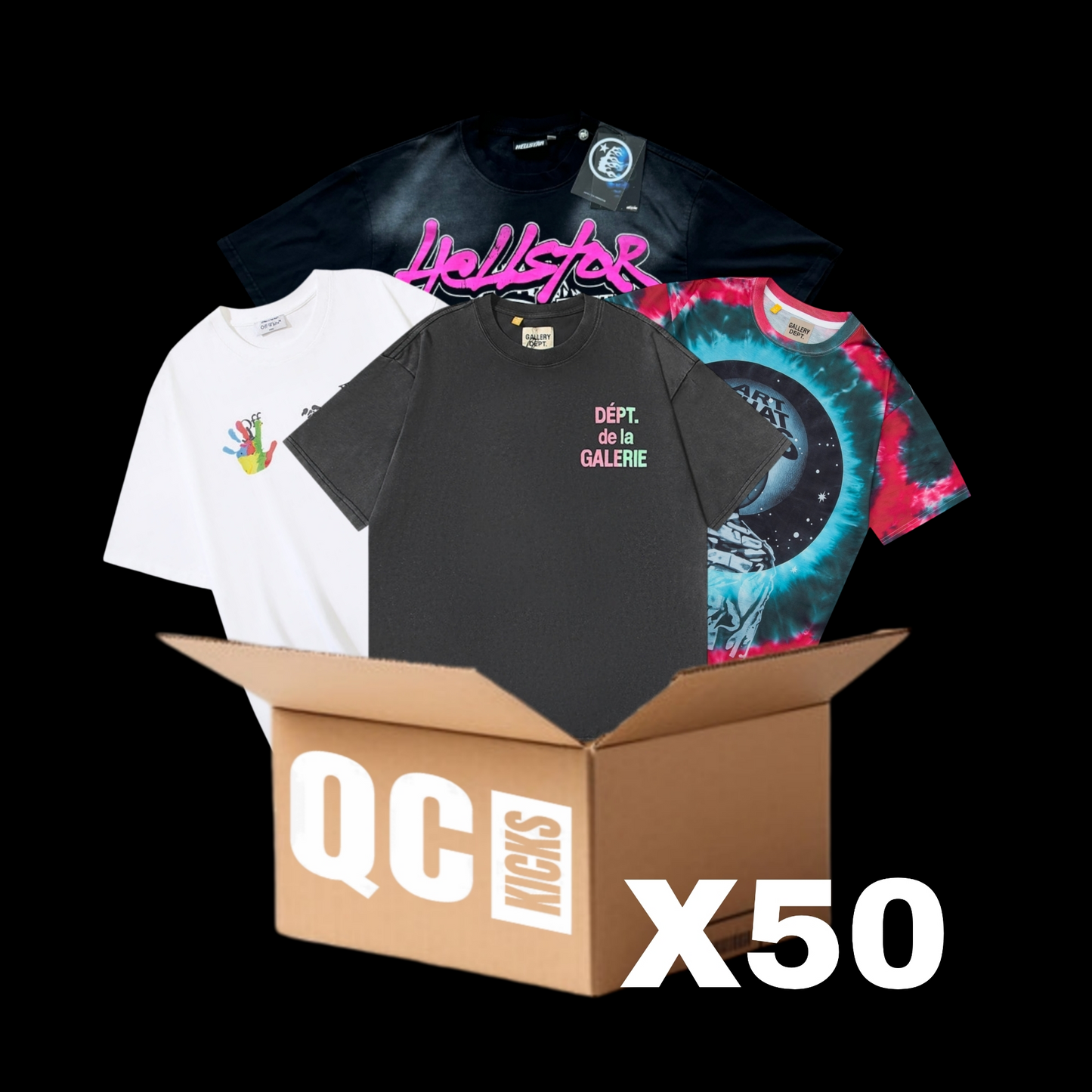 X50 Brand T-Shirts Box