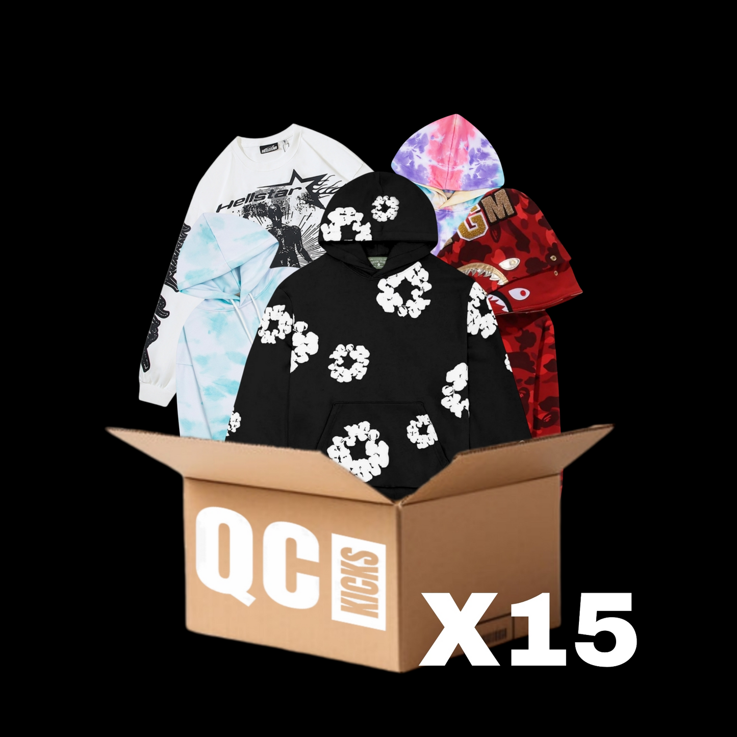 X15 Brand Hoodies Box