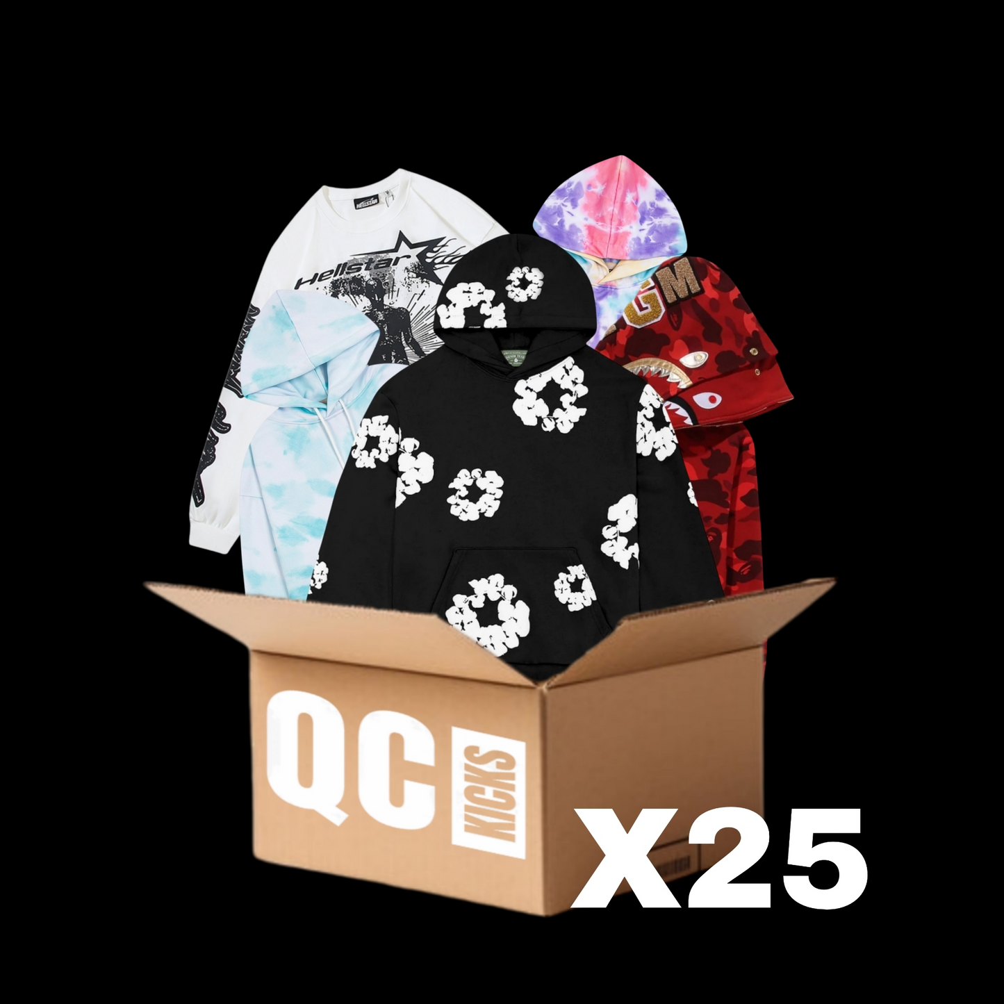 X25 Brand Hoodies Box