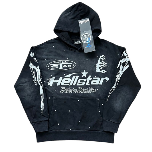 Hellstar Black Vintage Hoodie