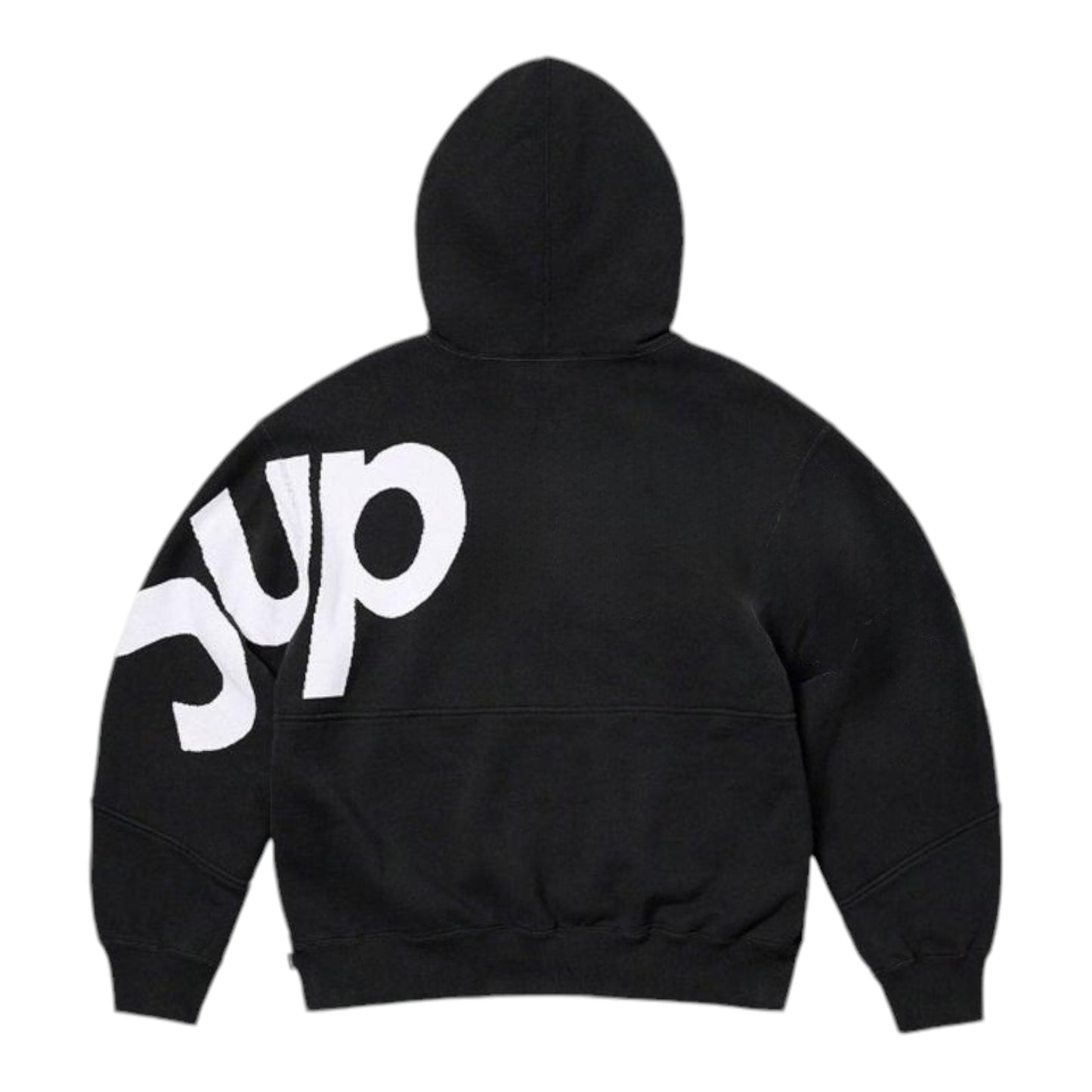 Sup Back Logo Black Hoodie