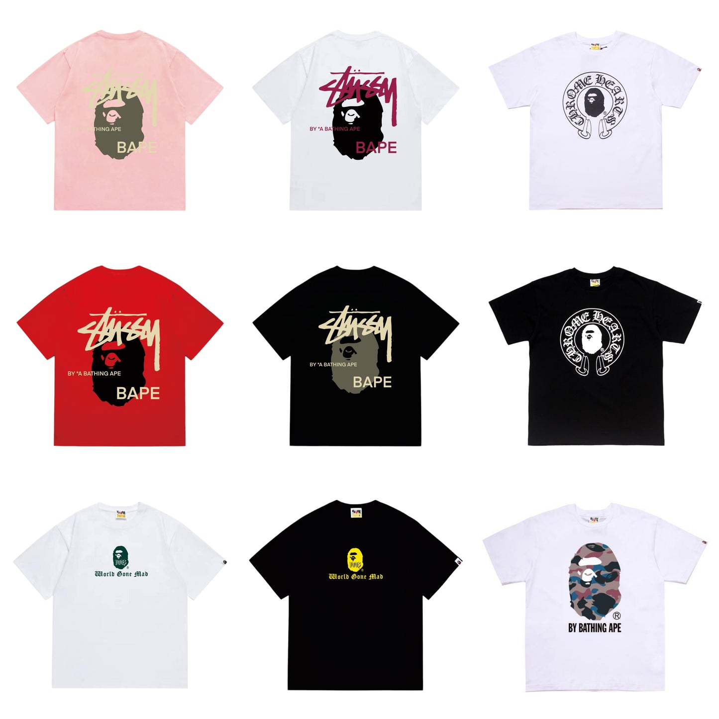 T-shirt Mark Bape