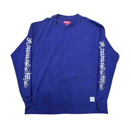 Sup Roman Sleeve Dark Blue Sweater