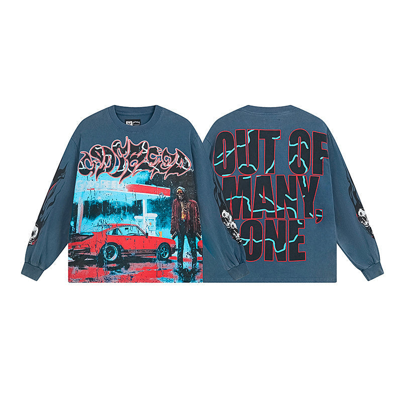 Godspeed Gas Station Long Sleeve Tee qckPR