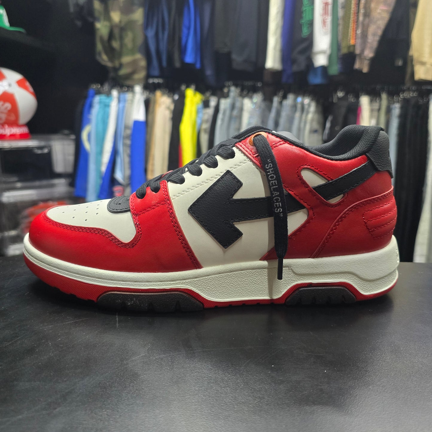 Off-White GYM Shoes Lovers Red