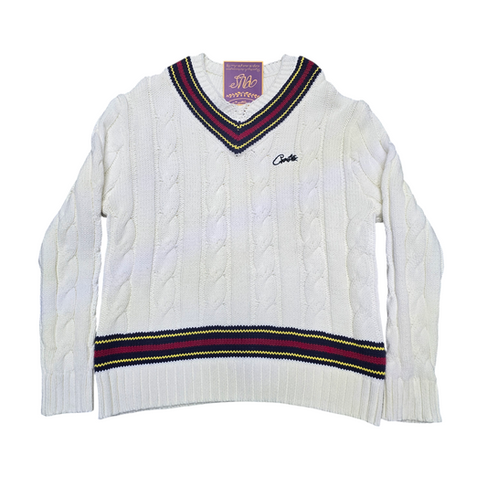 Corteiz White Sheep Sweater