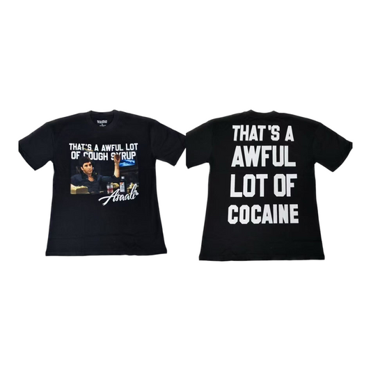 Cough Syrup Scarface Tee qckPR