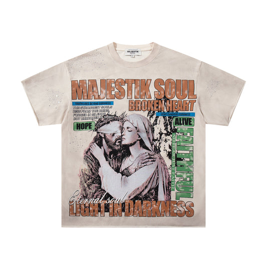 Majestik Broken Heart Tee qckPR