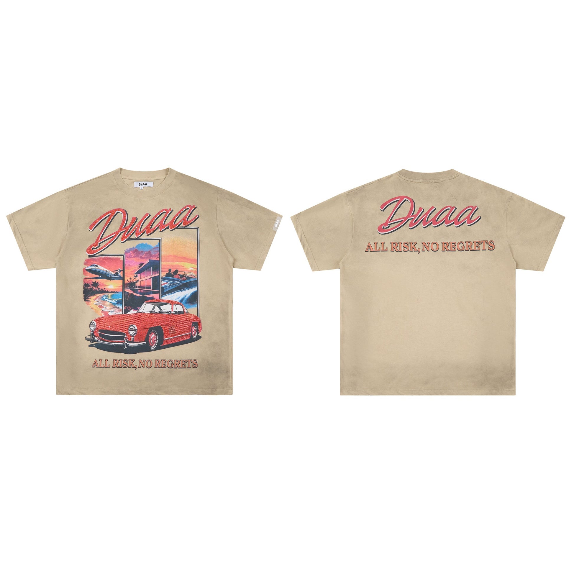 Duaa All Risk, No Regrets Tee qckPR