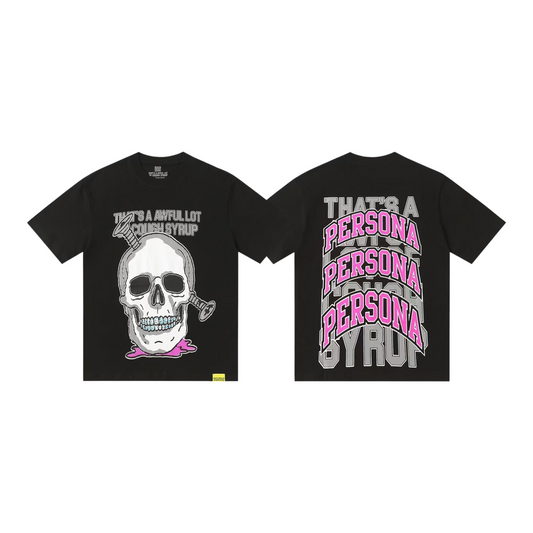 Cough Syrup Skull & Nail Tee qckPR