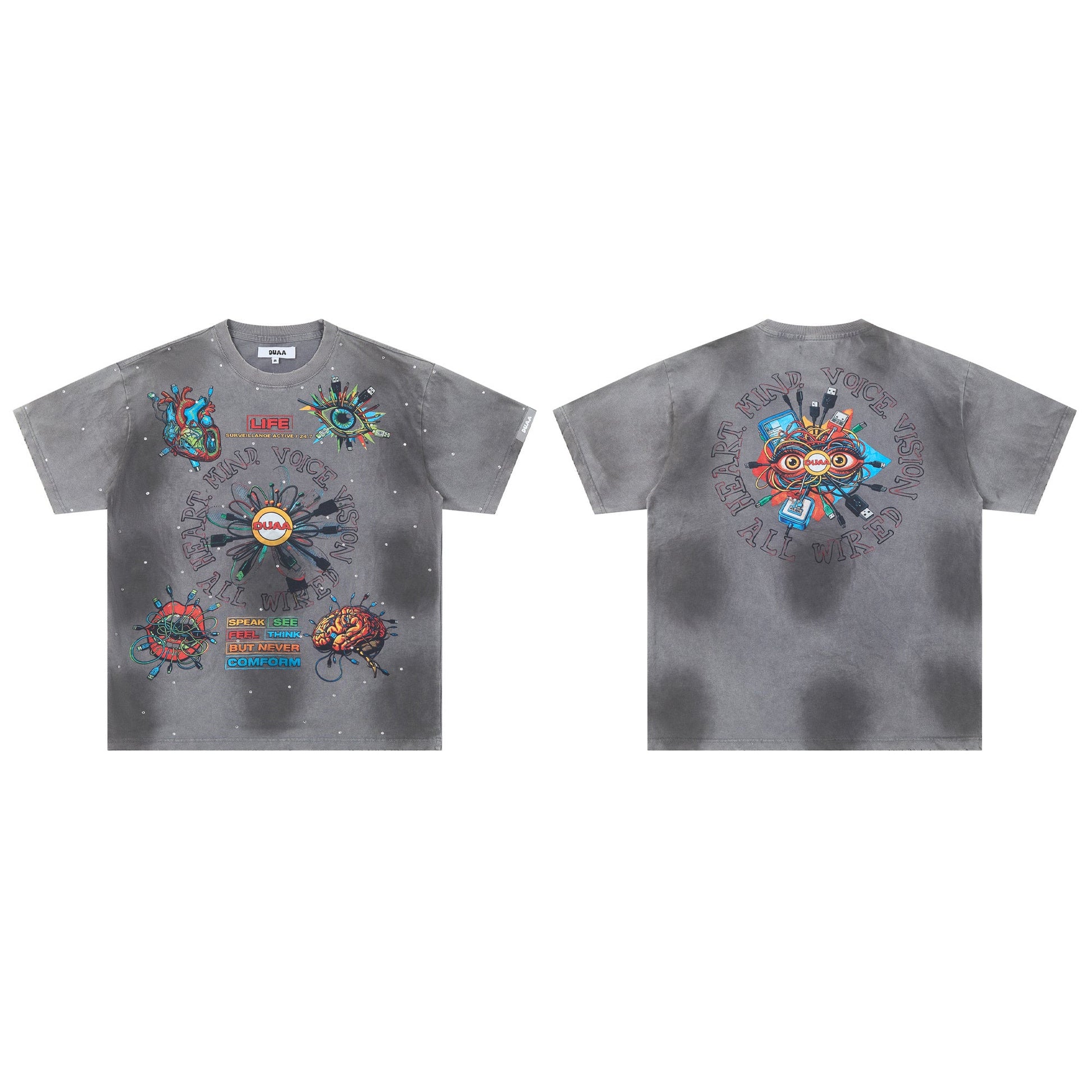 Duaa Cable Madness Tee qckPR