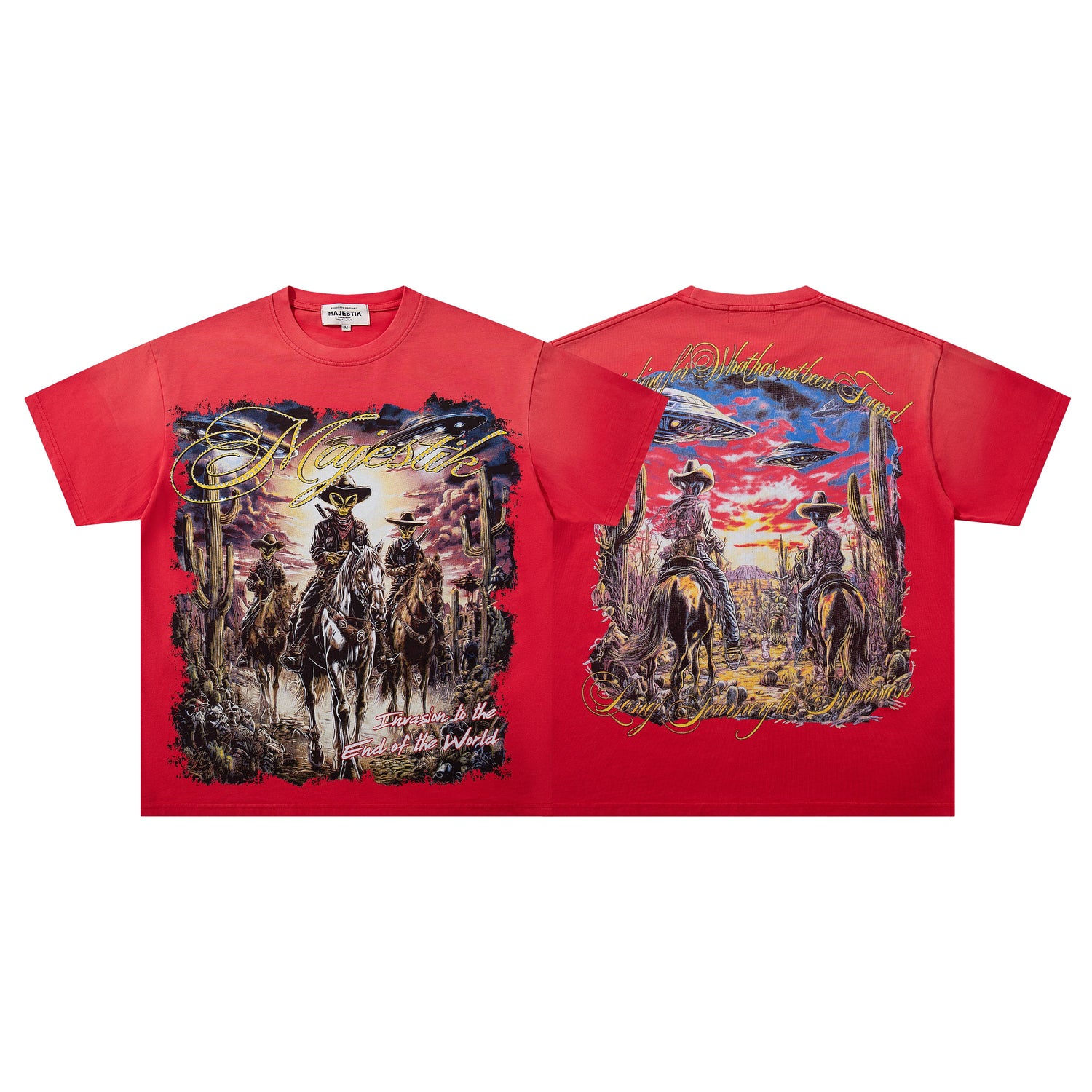 Majestik Western Sunset Tee qckPR
