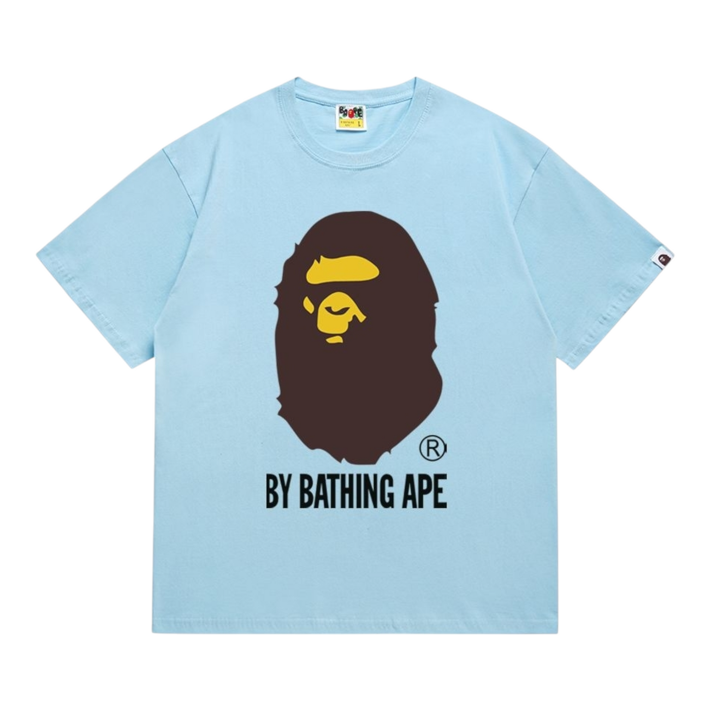 Bape Big Logo Cyan Tee
