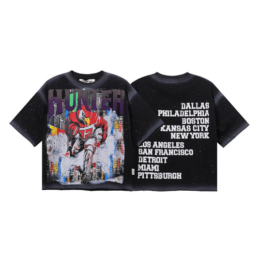 Hellfest American Football Tee