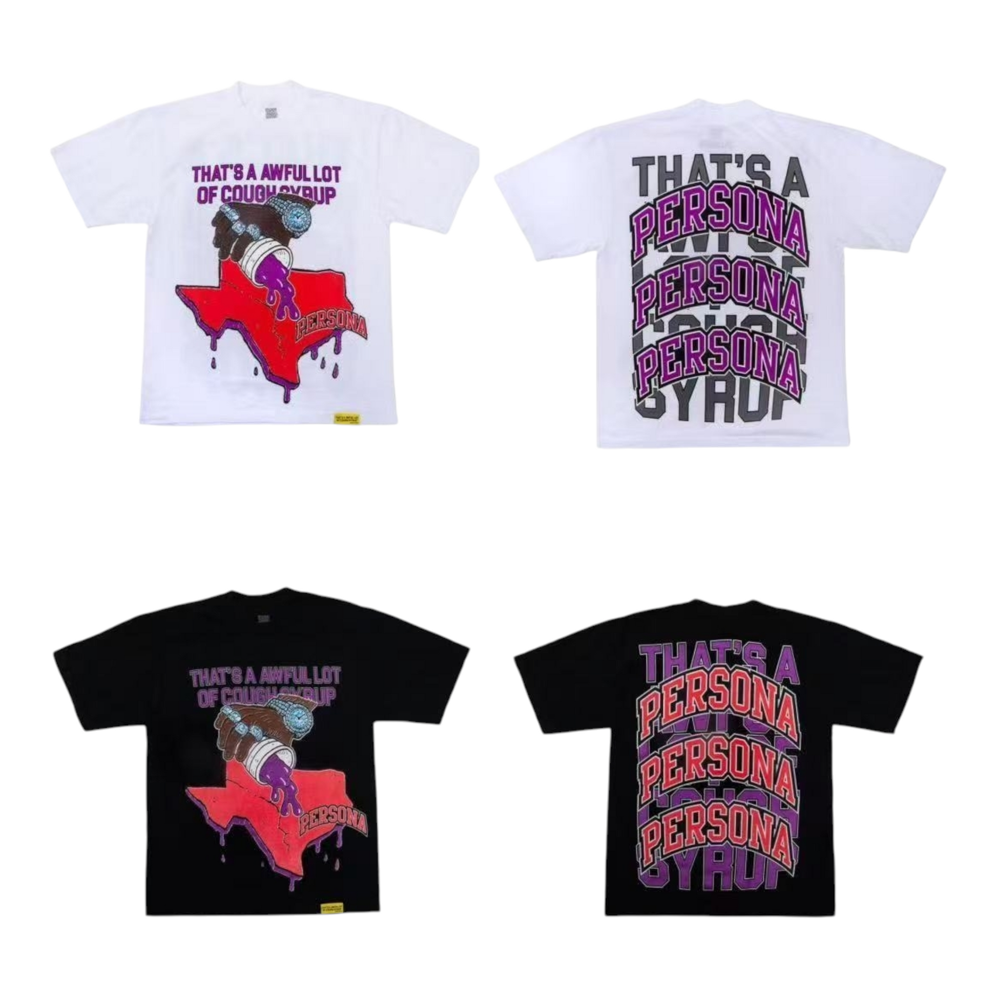 Cough Syrup Texas Tee qckPR
