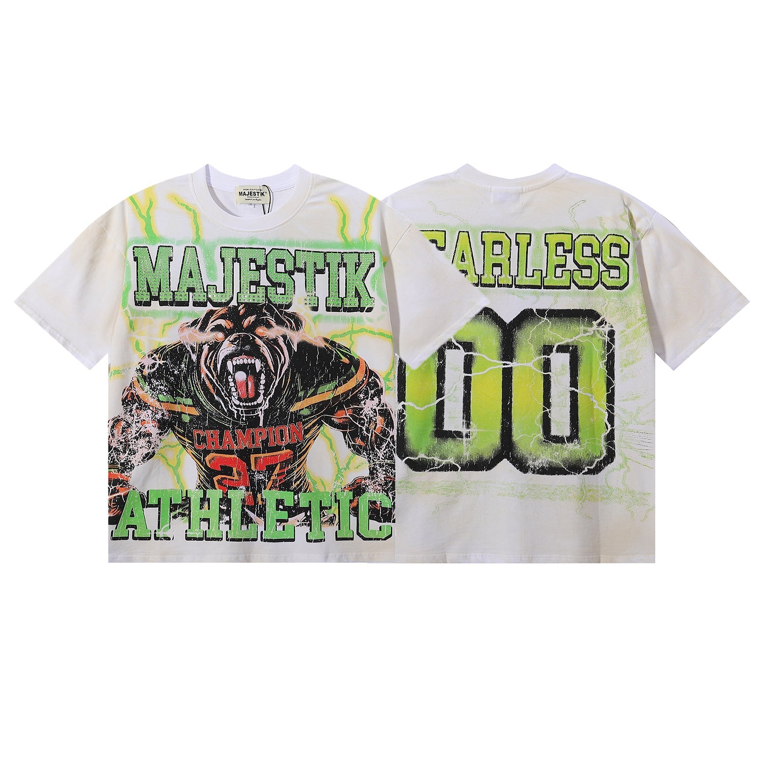 Majestik Football Dog Tee qckPR