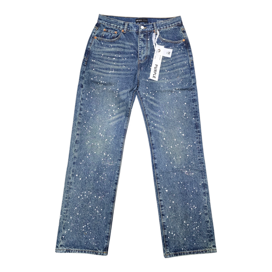 Purple White Drop Jeans